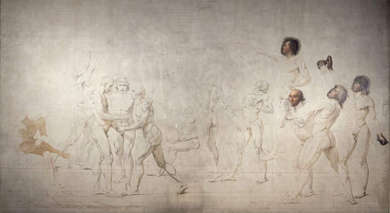 The Tennis Court Oath by Jacques Louis David