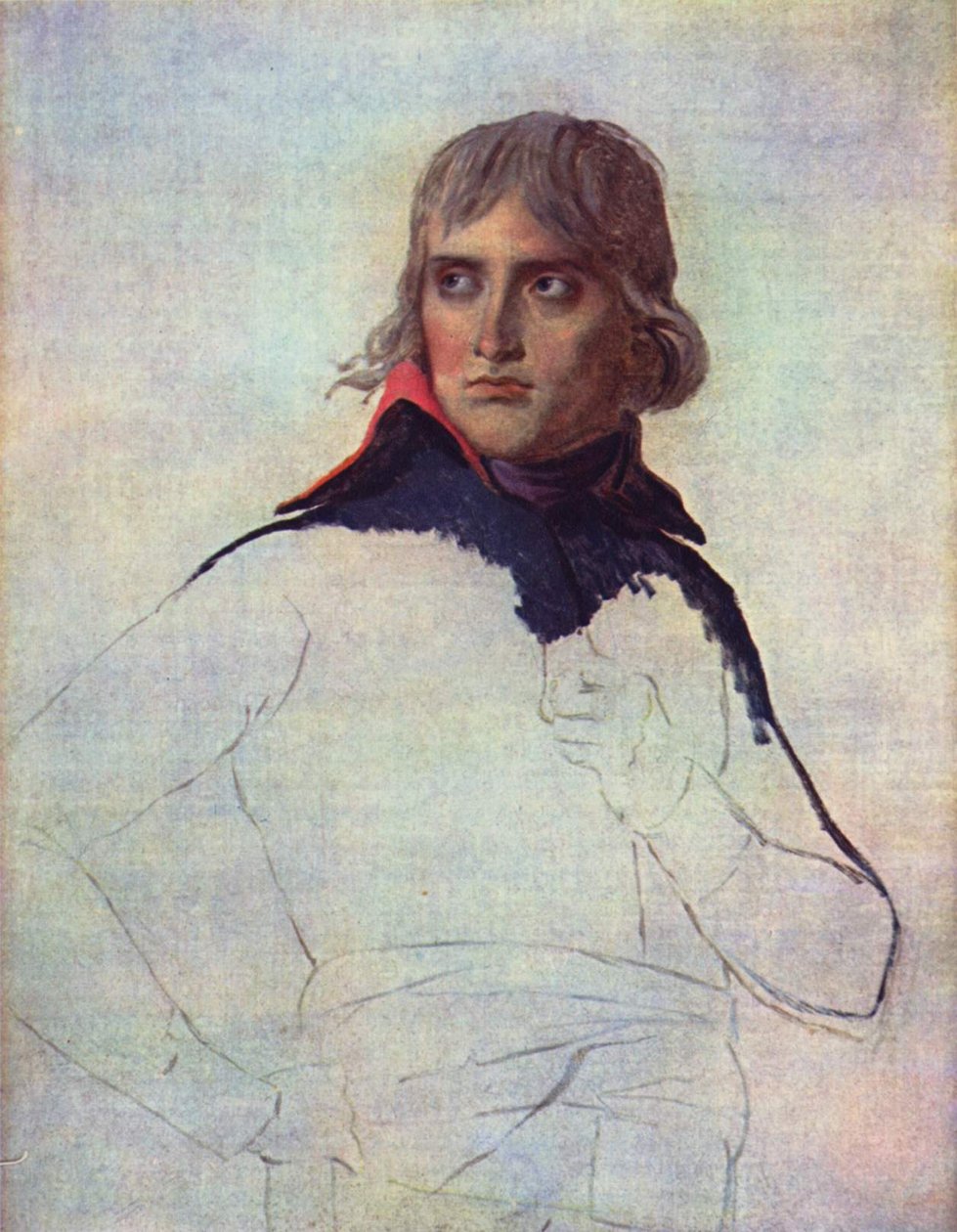 Portrait of General Napoleon Bonaparte by Jacques Louis David
