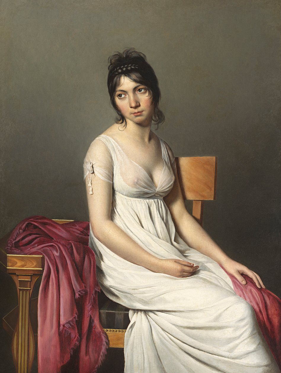 Portrait of a Young Woman in White, c. 1798 by Jacques Louis David