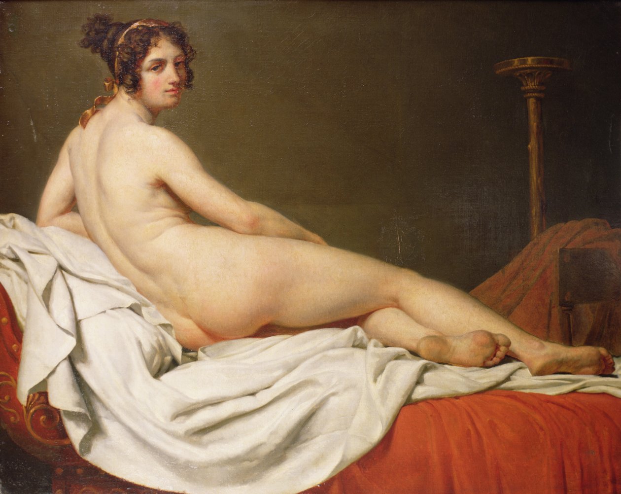 Reclining Nude by Jacques Louis David