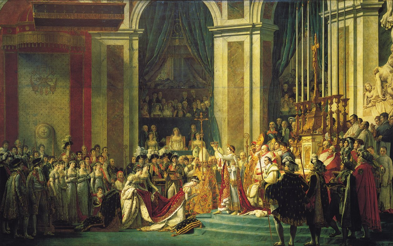 The Coronation of Napoleon by Jacques Louis David