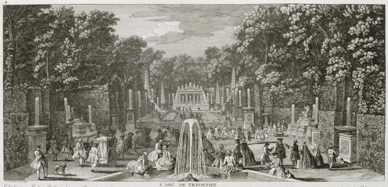The Arc de Triomphe, Versailles by Jacques Rigaud
