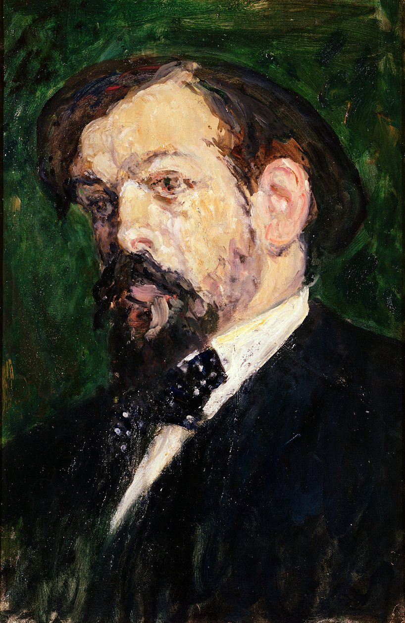 Portrait of Claude Debussy (1862-1918) by Jacques Emile Blanche