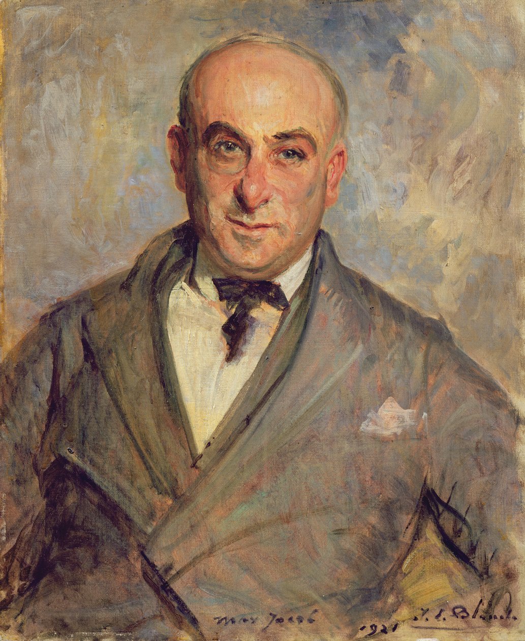 Portrait of Max Jacob by Jacques Emile Blanche