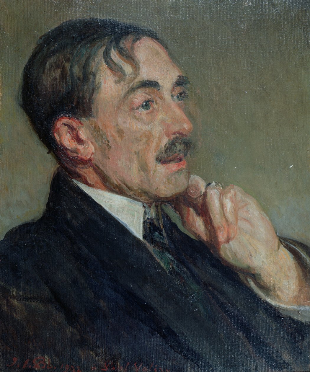 Portrait of Paul Valery by Jacques Emile Blanche