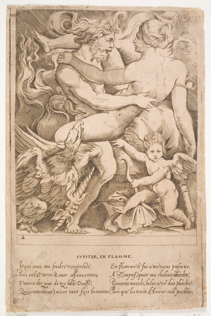 The Burning Jupiter by Jacques Androuet Ducerceau d.Æ.