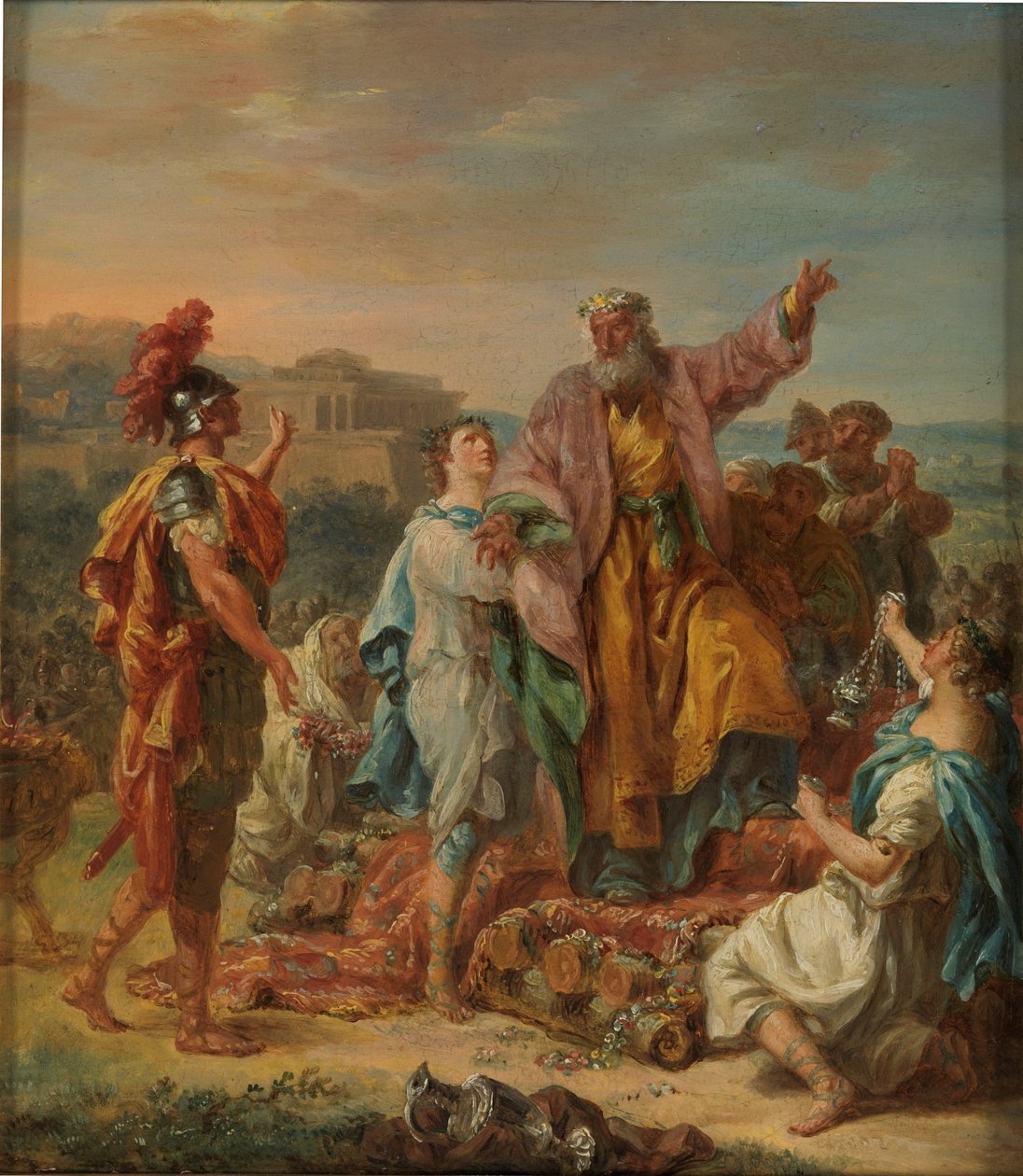 The Death of Calanus by Jacques Antoine Beaufort