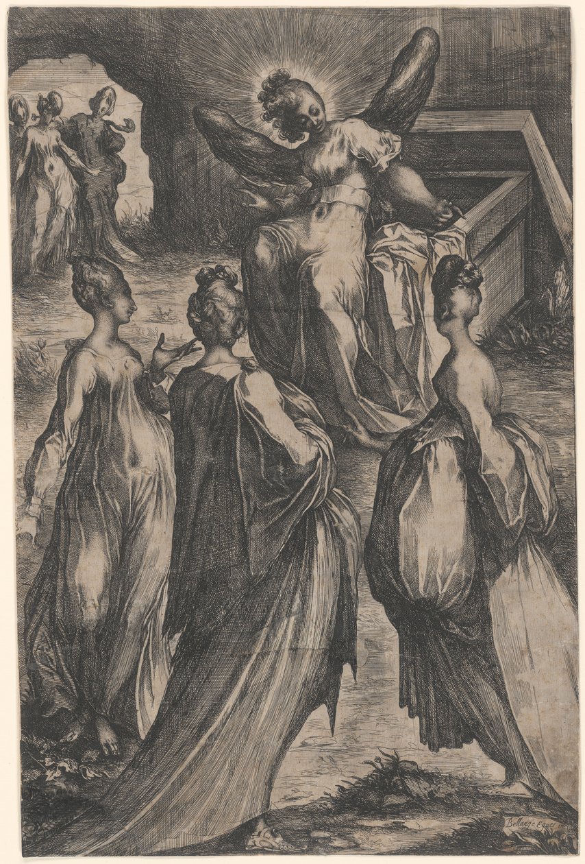Three Marys at the Tomb by Jacques Bellange