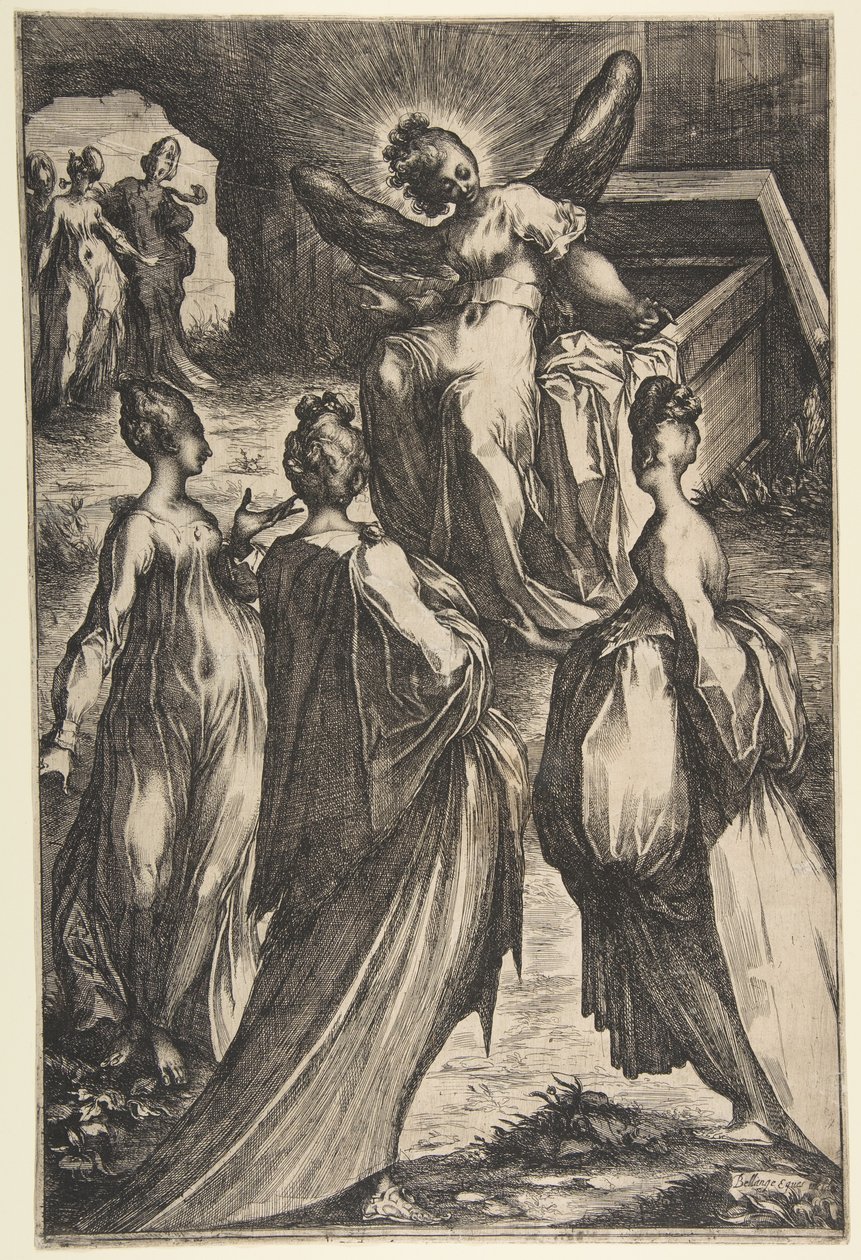 Three Marys at the Tomb by Jacques Bellange