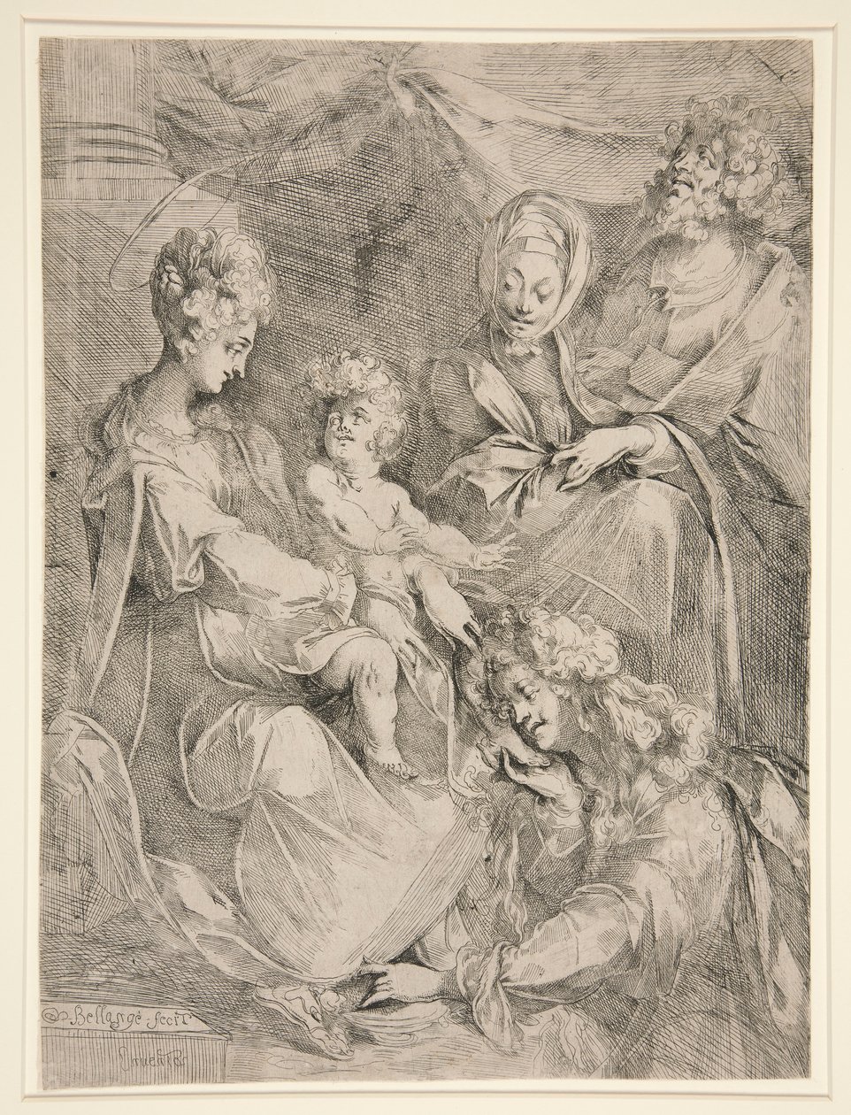 Virgin and Child with Saints by Jacques Bellange