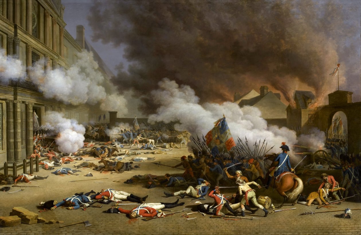 The insurrection of the 10 August 1792 by Jacques Bertaux