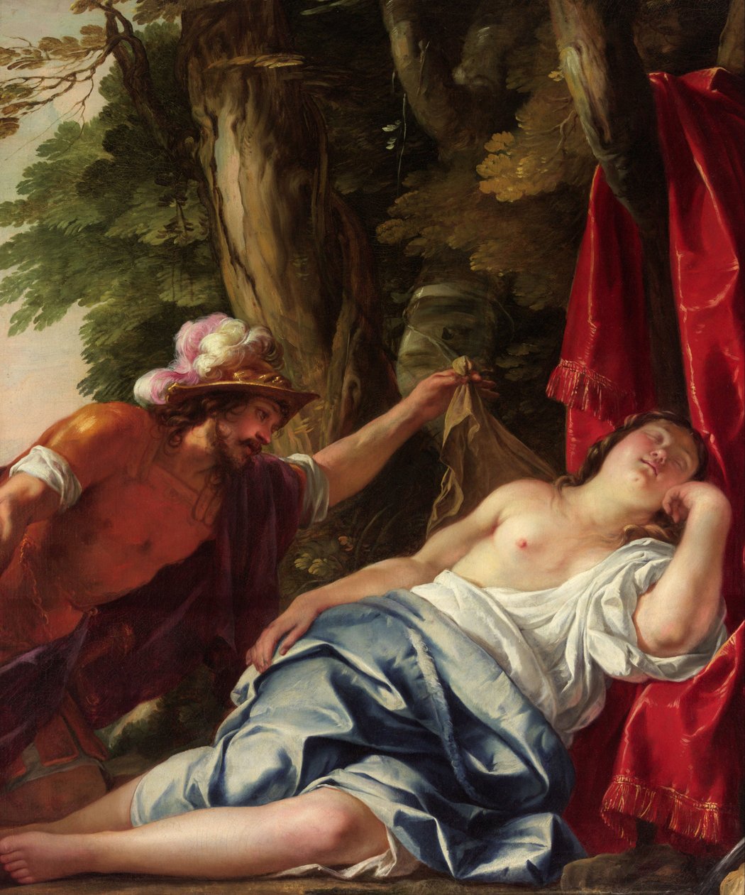 Mars and the Vestal Virgin by Jacques Blanchard