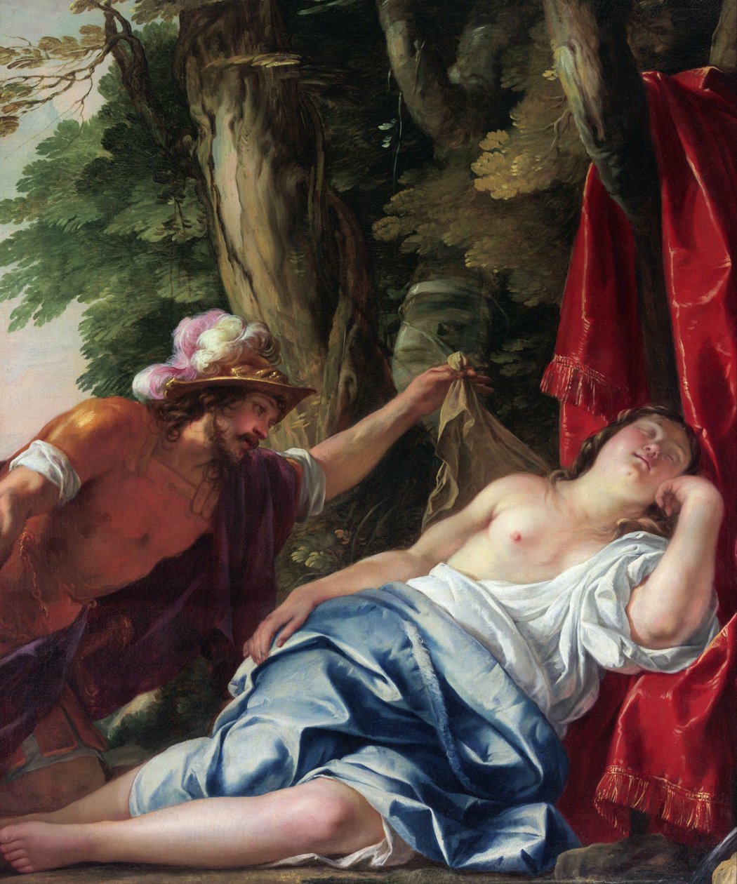 Mars and the Vestal Virgin by Jacques Blanchard