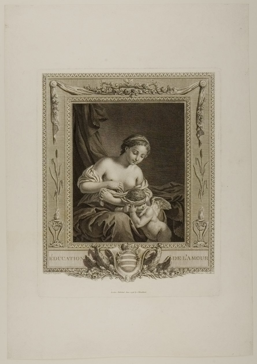 Education of Cupid by Jacques Bouillard
