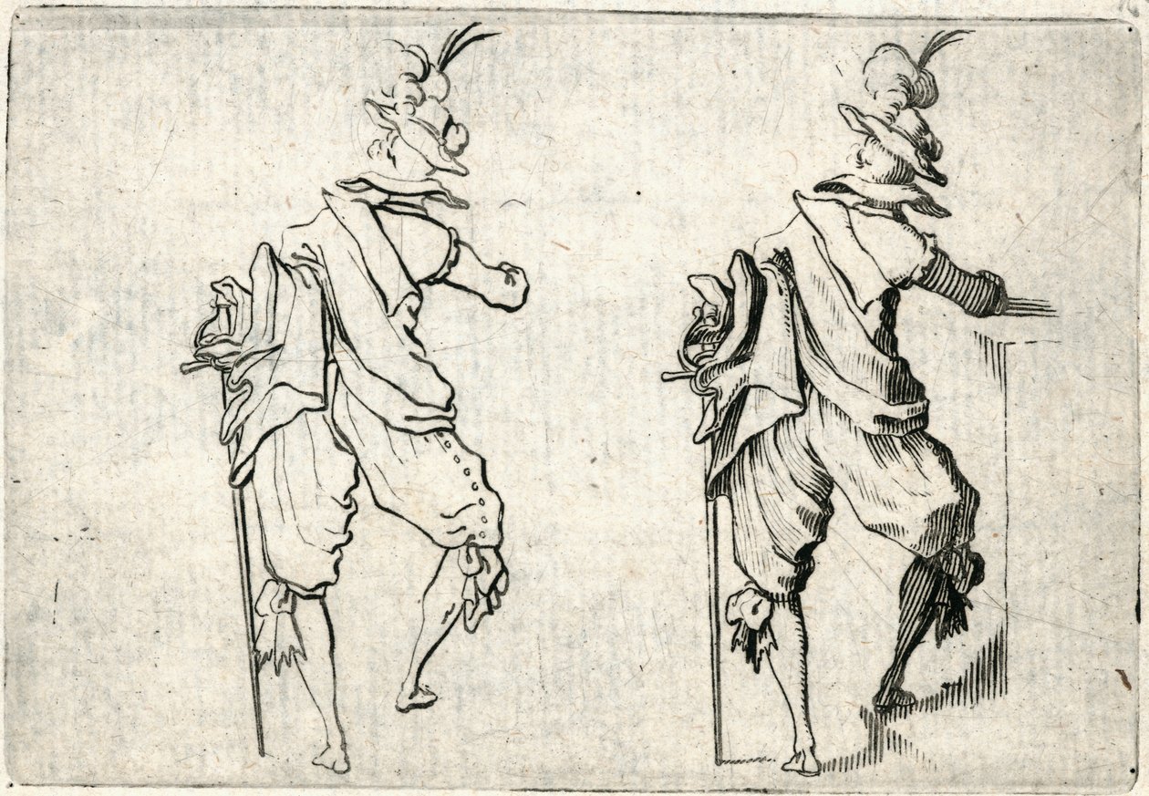 Caprices of Various Figures by Jacques Callot