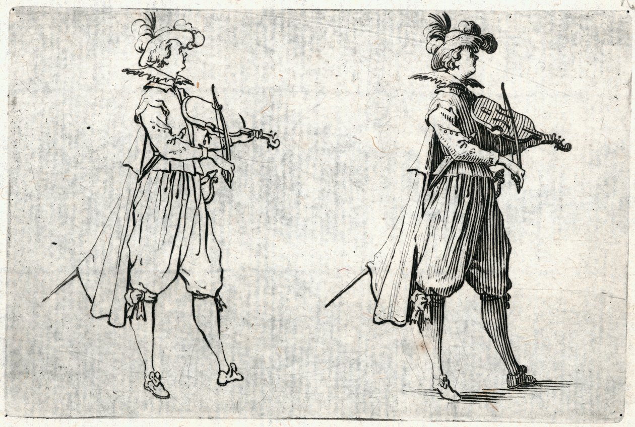 Caprices of Various Figures by Jacques Callot
