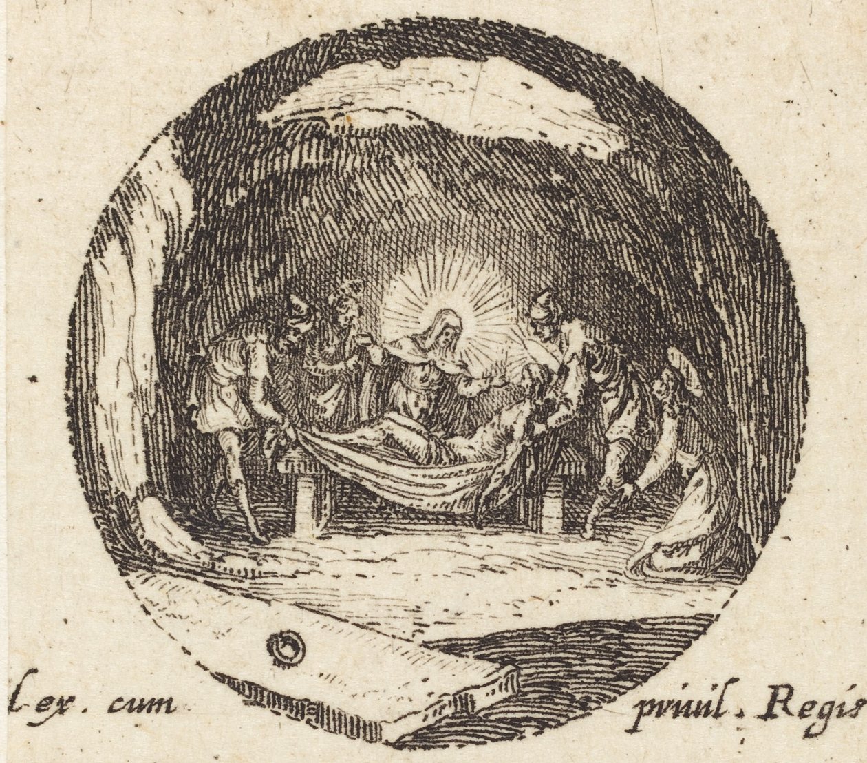 Christ in Limbo by Jacques Callot