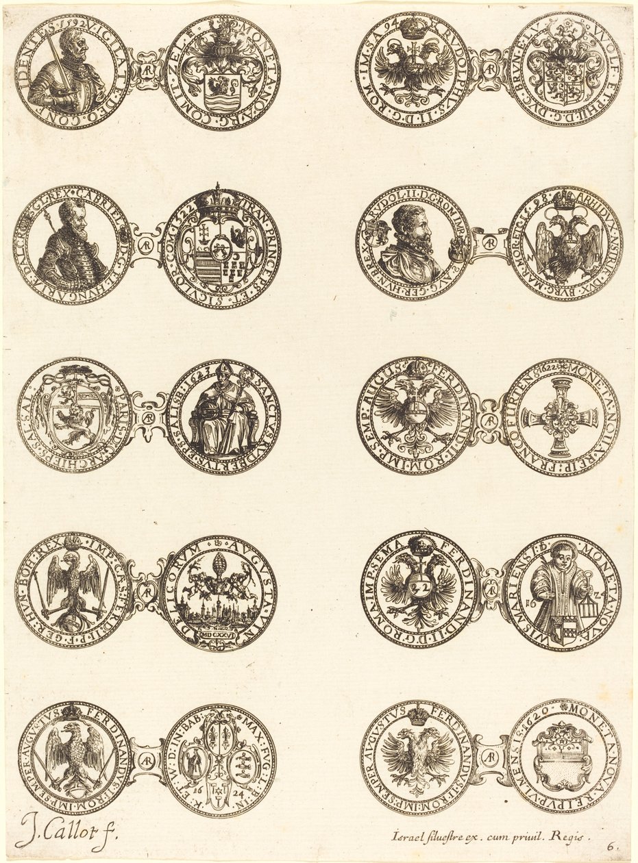 Coins [plate 6] by Jacques Callot
