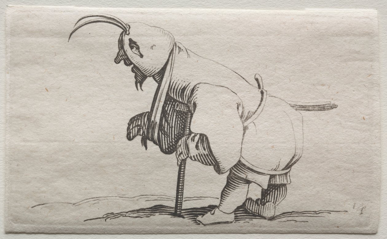 Cripple with a Hood by Jacques Callot