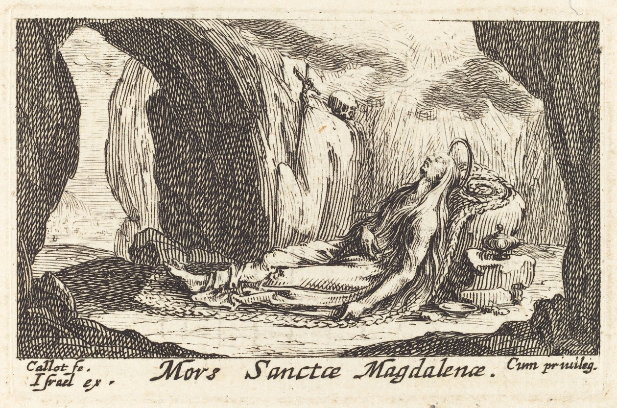 Death of the Magdalene by Jacques Callot