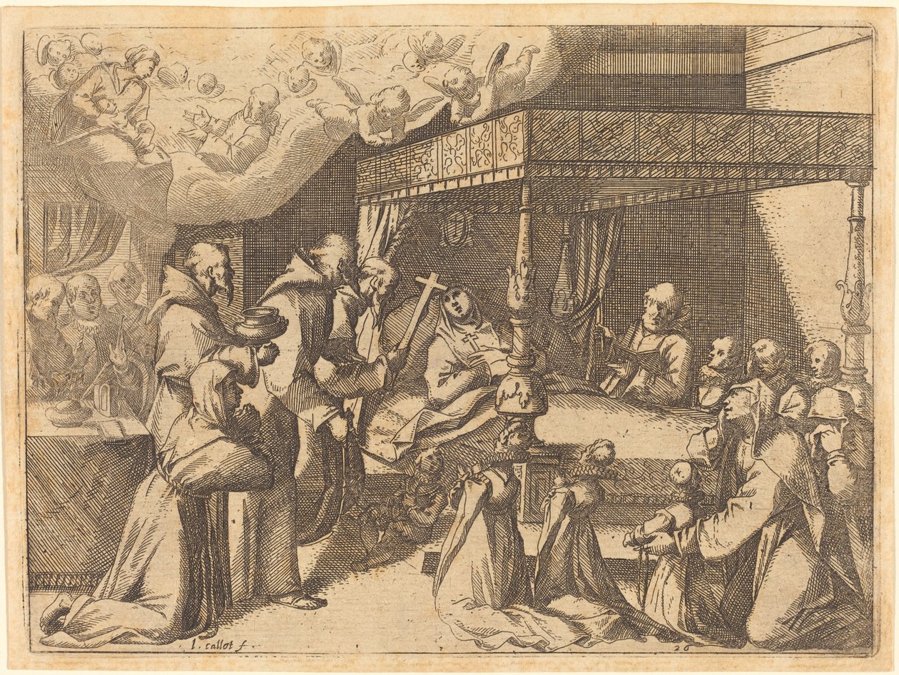 Death of the Queen by Jacques Callot