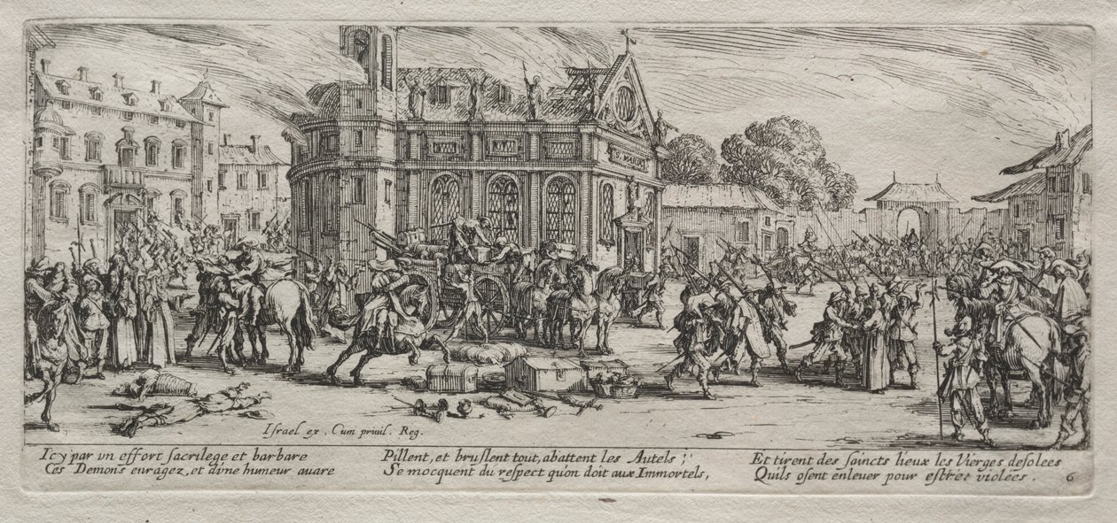 Devastation of a Monastery by Jacques Callot