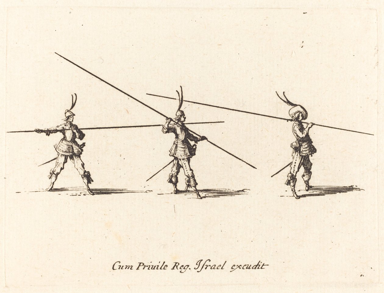 Drill with Tilted Pikes by Jacques Callot