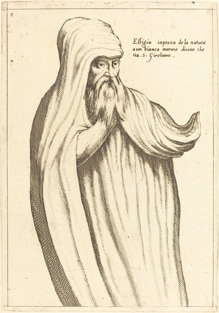 Effigy of St. Jerome by Jacques Callot