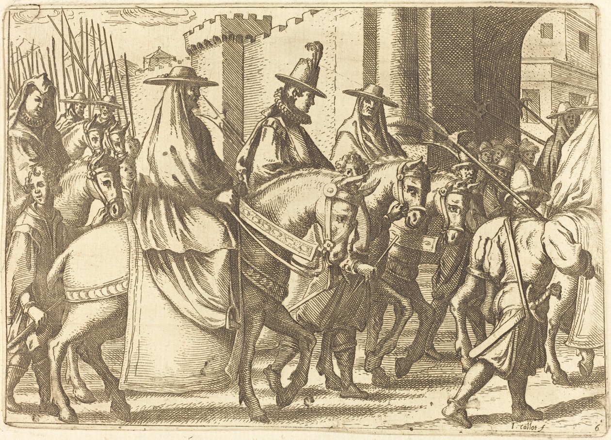 Entry Into the Town of Ferrara by Jacques Callot