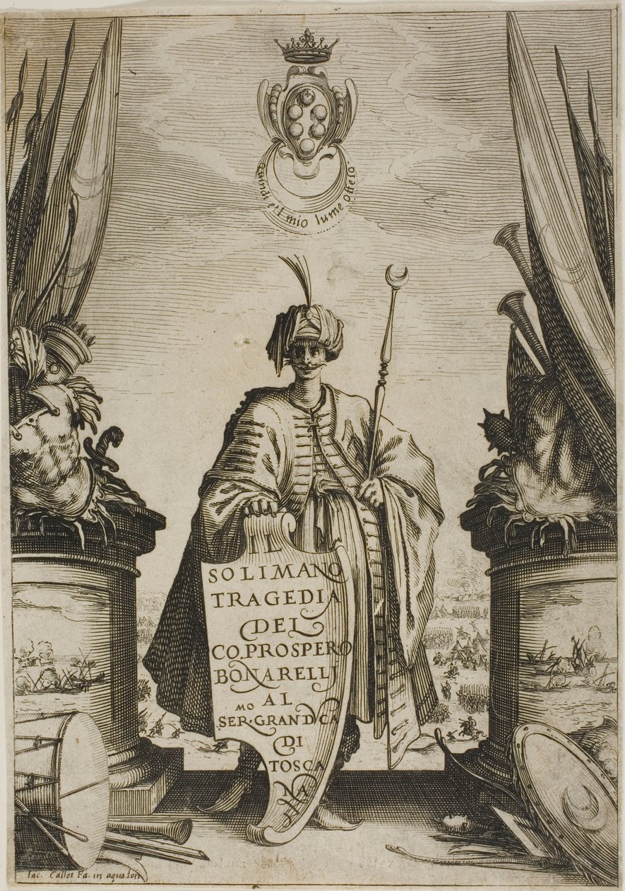 Frontispiece, from Solimano by Jacques Callot