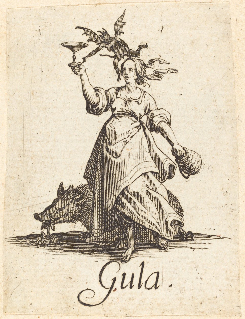 Gluttony by Jacques Callot