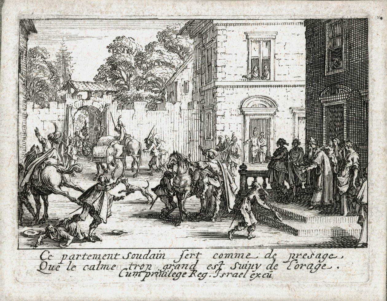 The Life of the Prodigal Son (engraving) by Jacques Callot