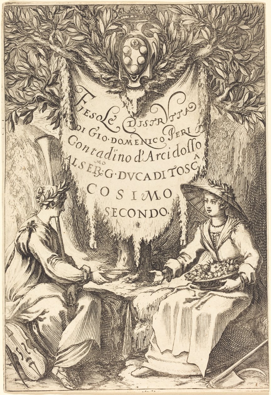 The Beautiful Gardener by Jacques Callot