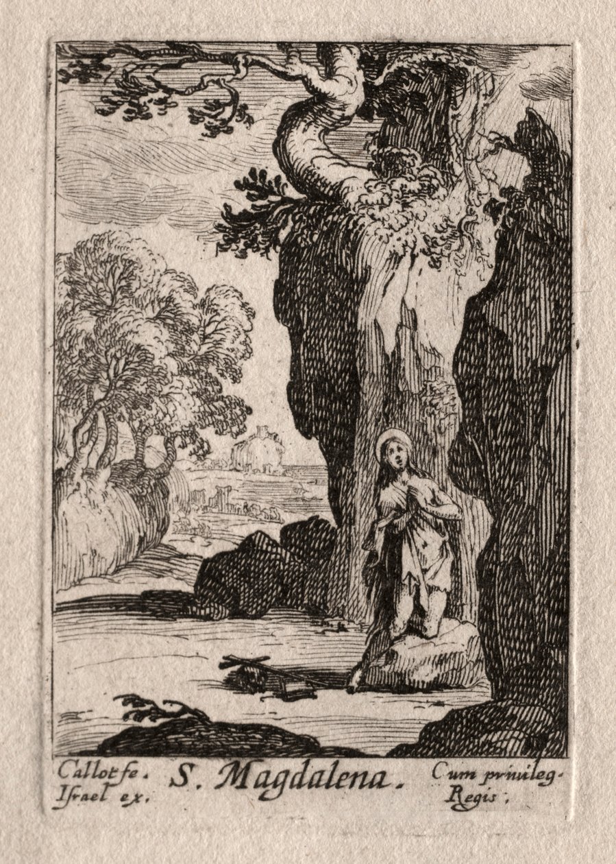 The Penitents: Repentant St. Magdalene by Jacques Callot