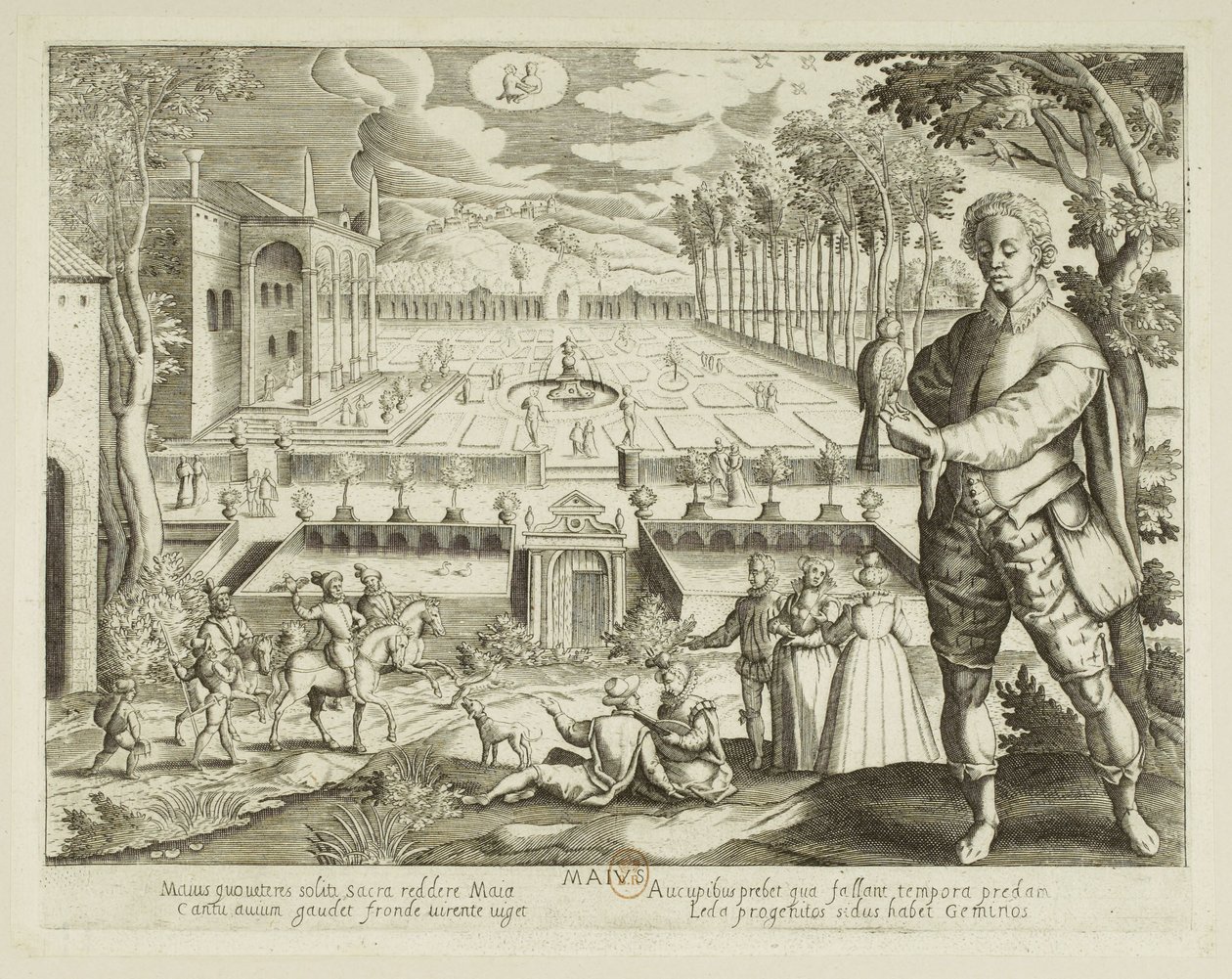 The Months. 5, May by Jacques Callot