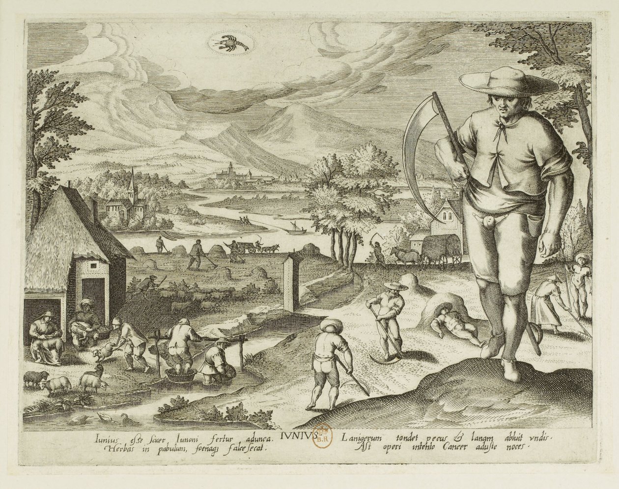 The Months. 6, June by Jacques Callot