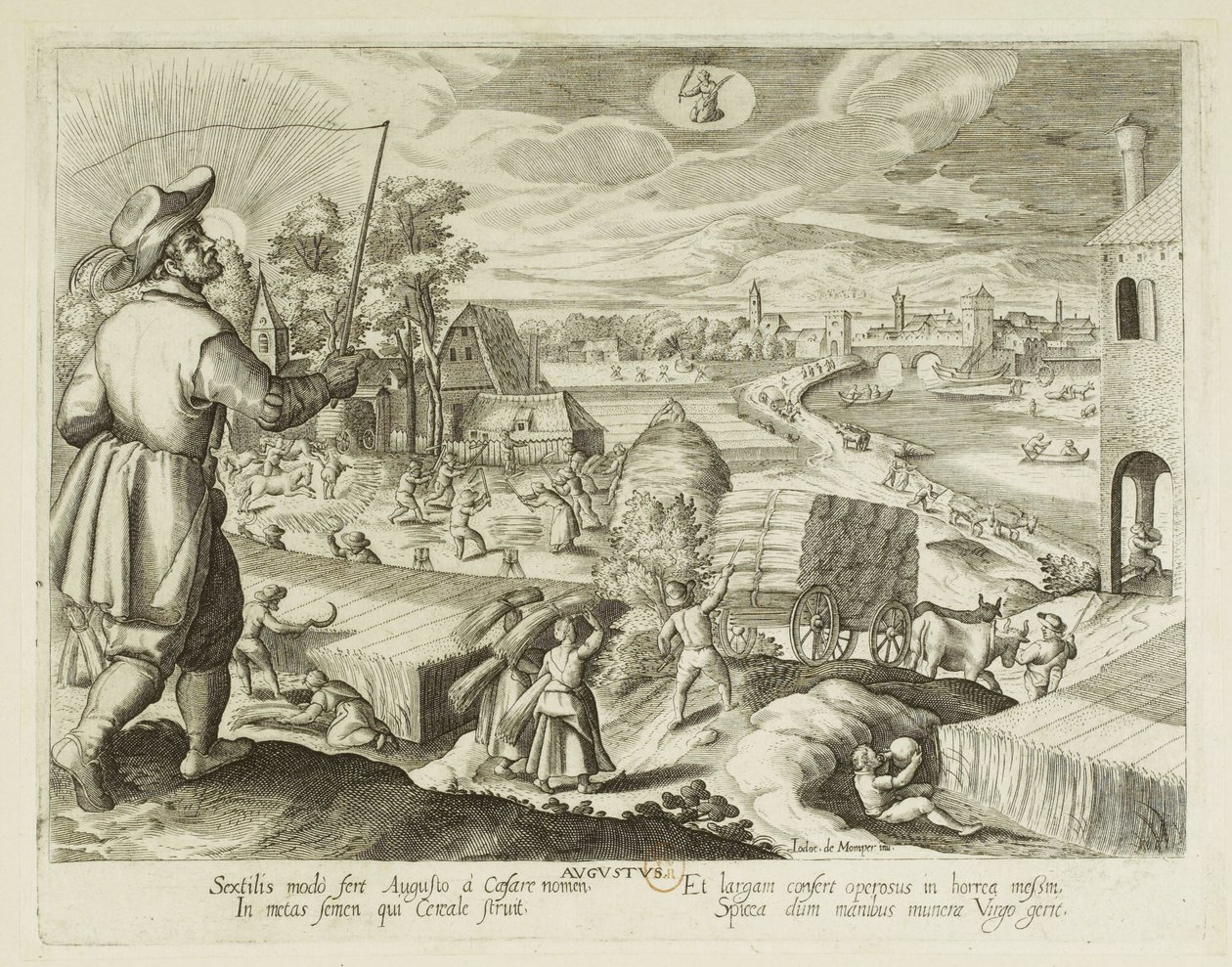 The Months. 8, August by Jacques Callot