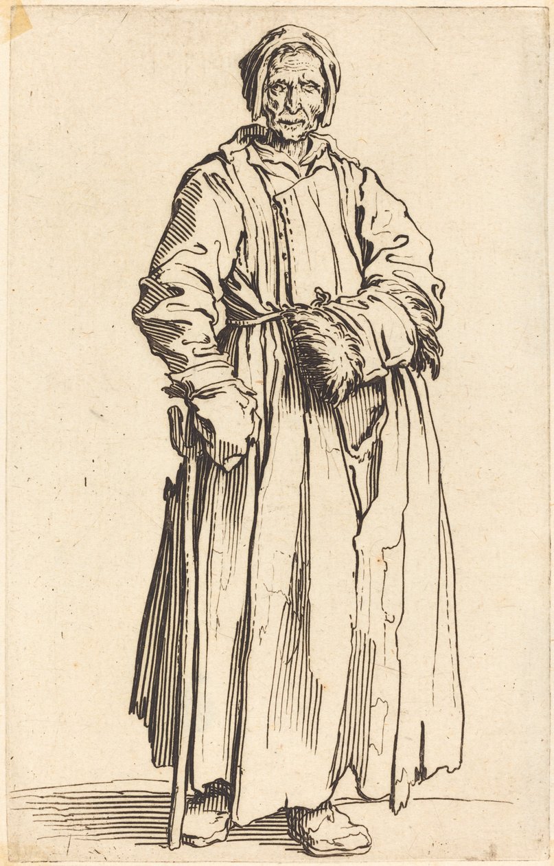 One-Eyed Woman, c. 1622 by Jacques Callot