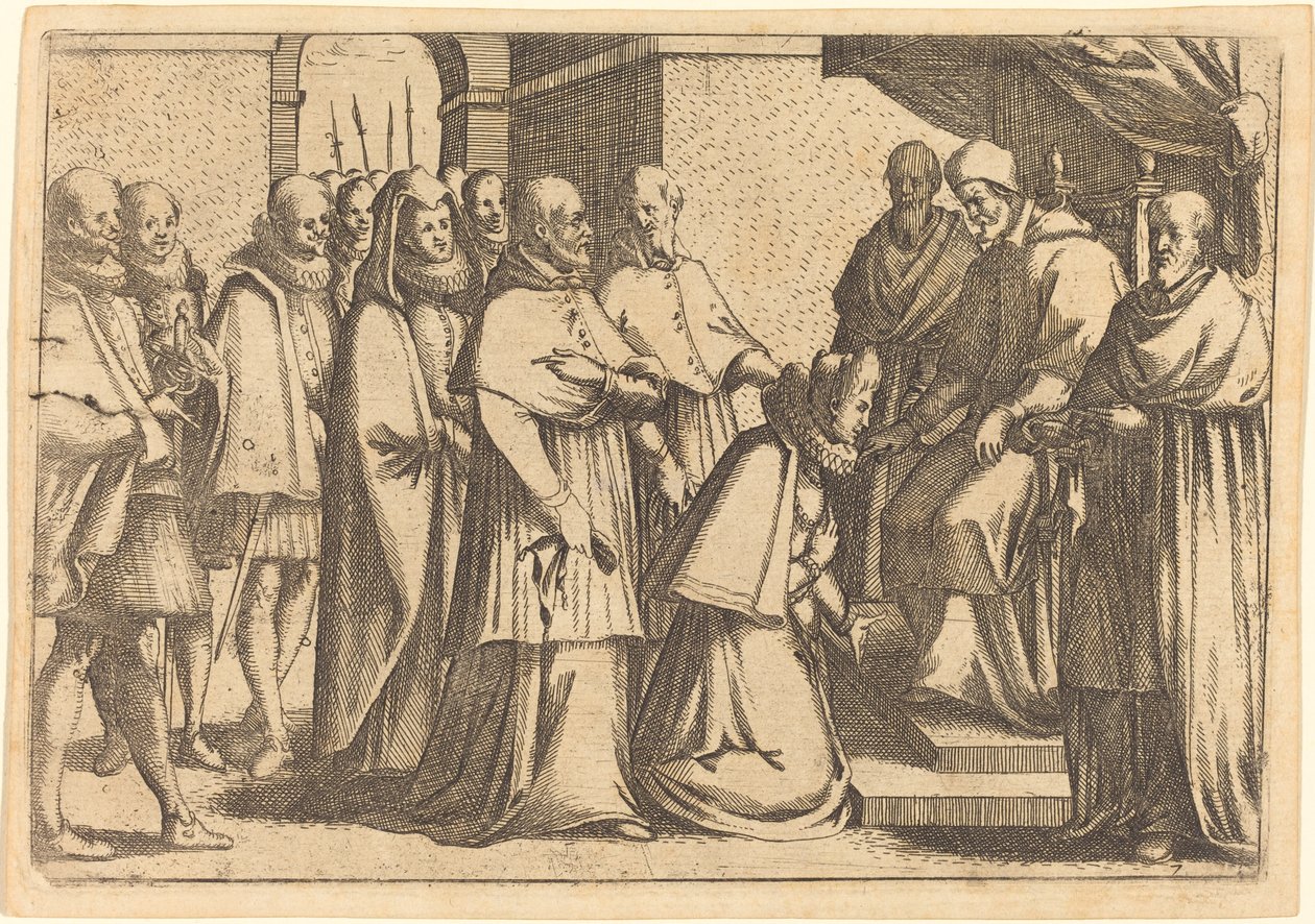 Papal Audience by Jacques Callot