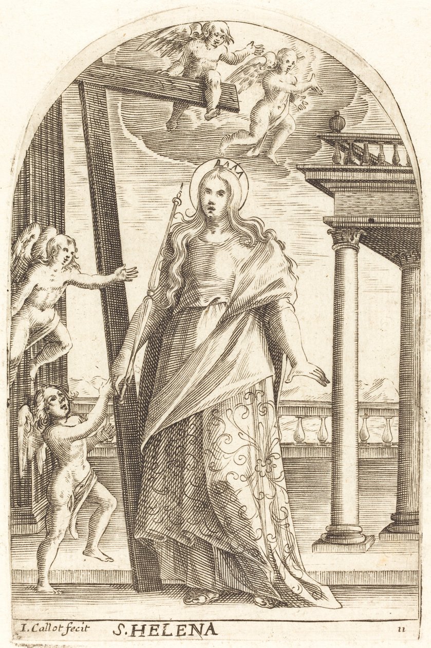 Saint Helen by Jacques Callot