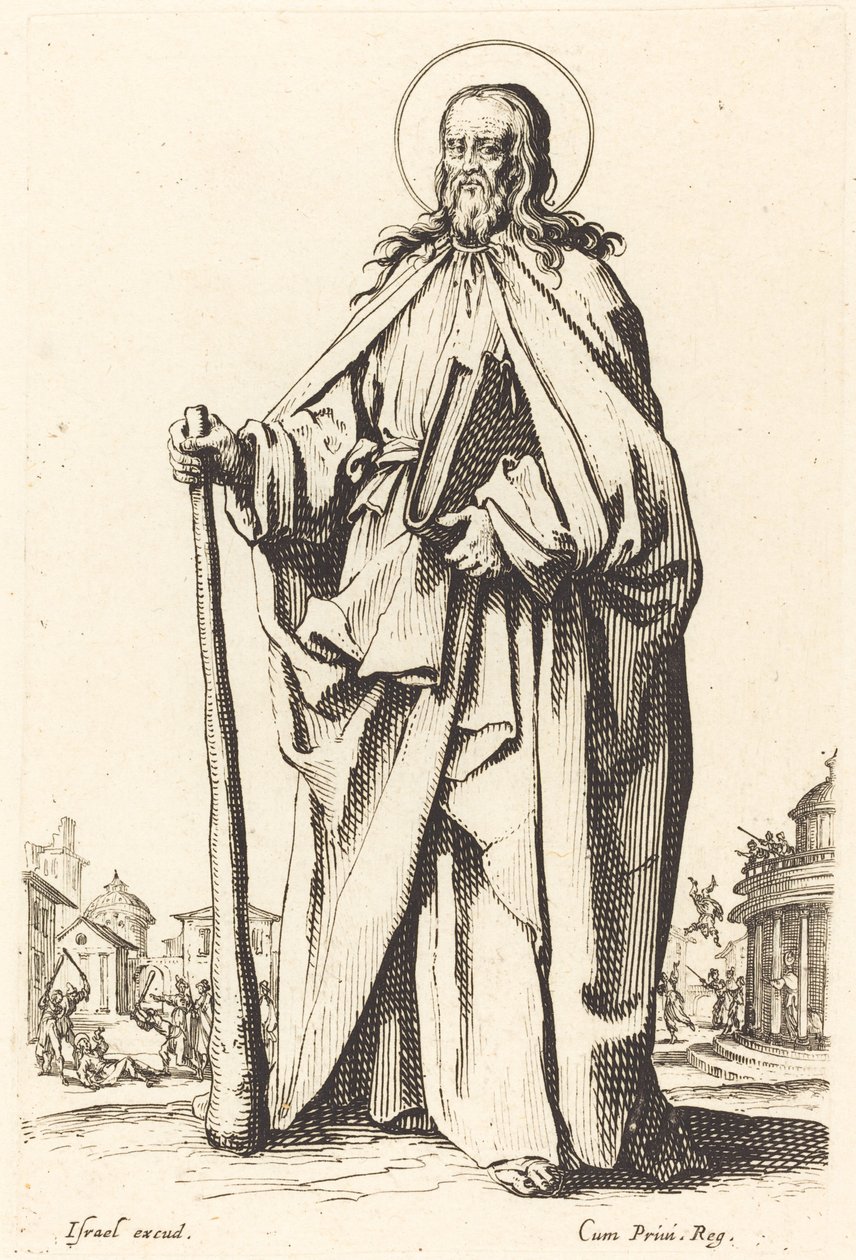 Saint James the Less, Published 1631 by Jacques Callot