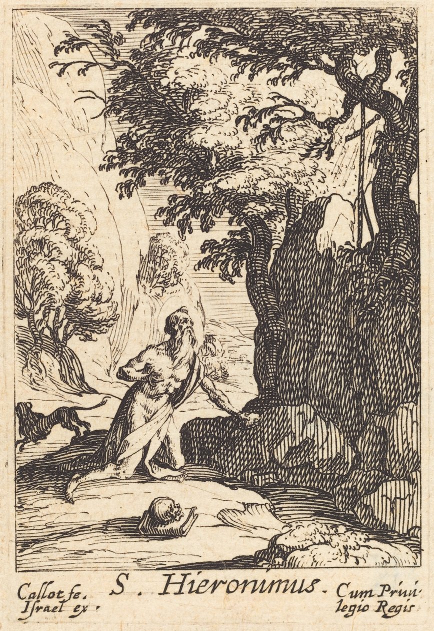 Saint Jerome by Jacques Callot