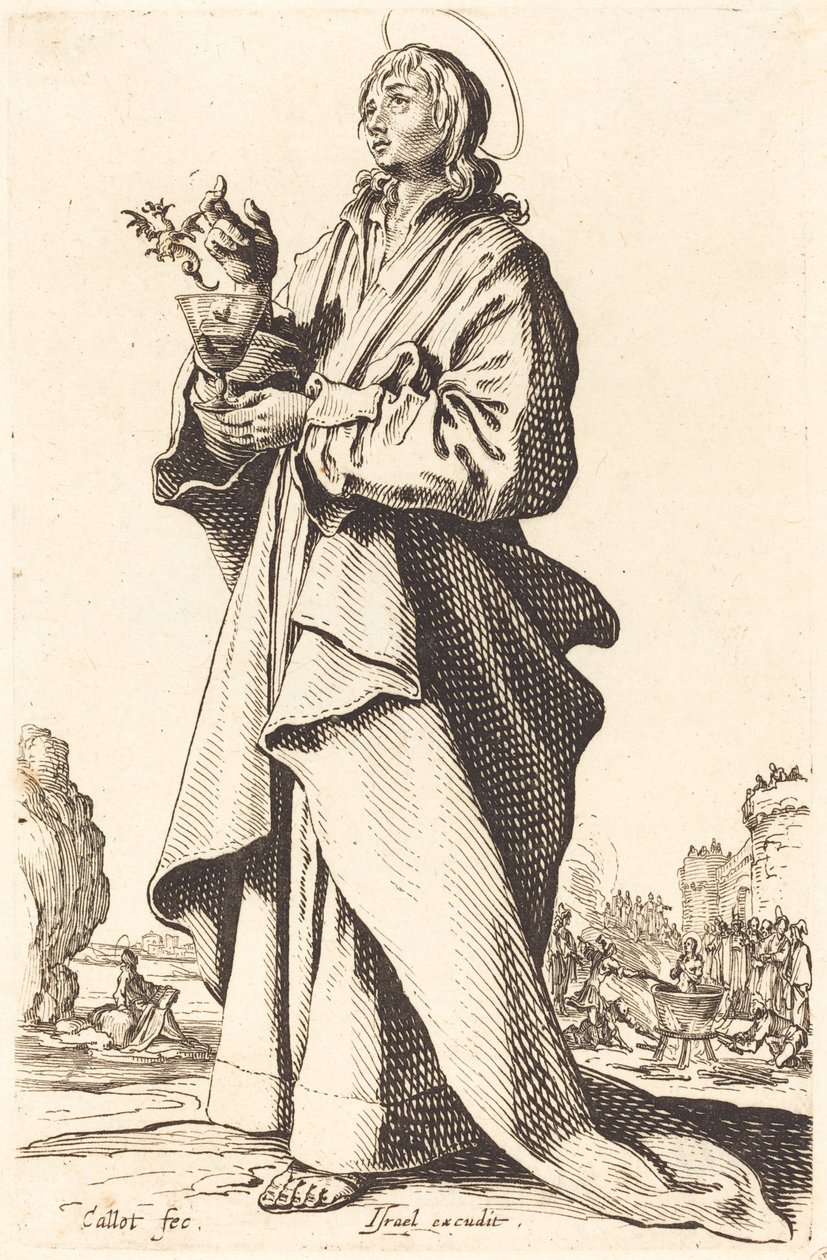 Saint John the Evangelist by Jacques Callot
