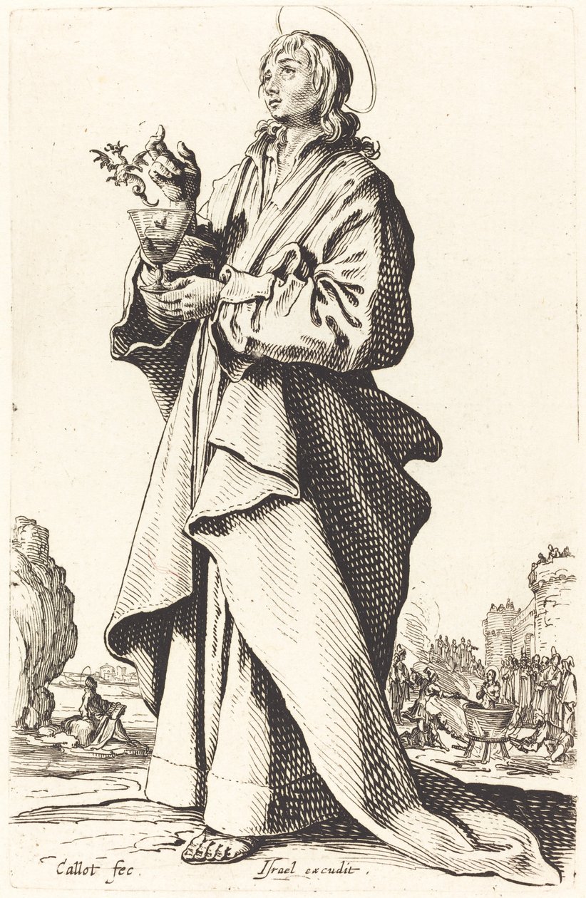 Saint John the Evangelist by Jacques Callot