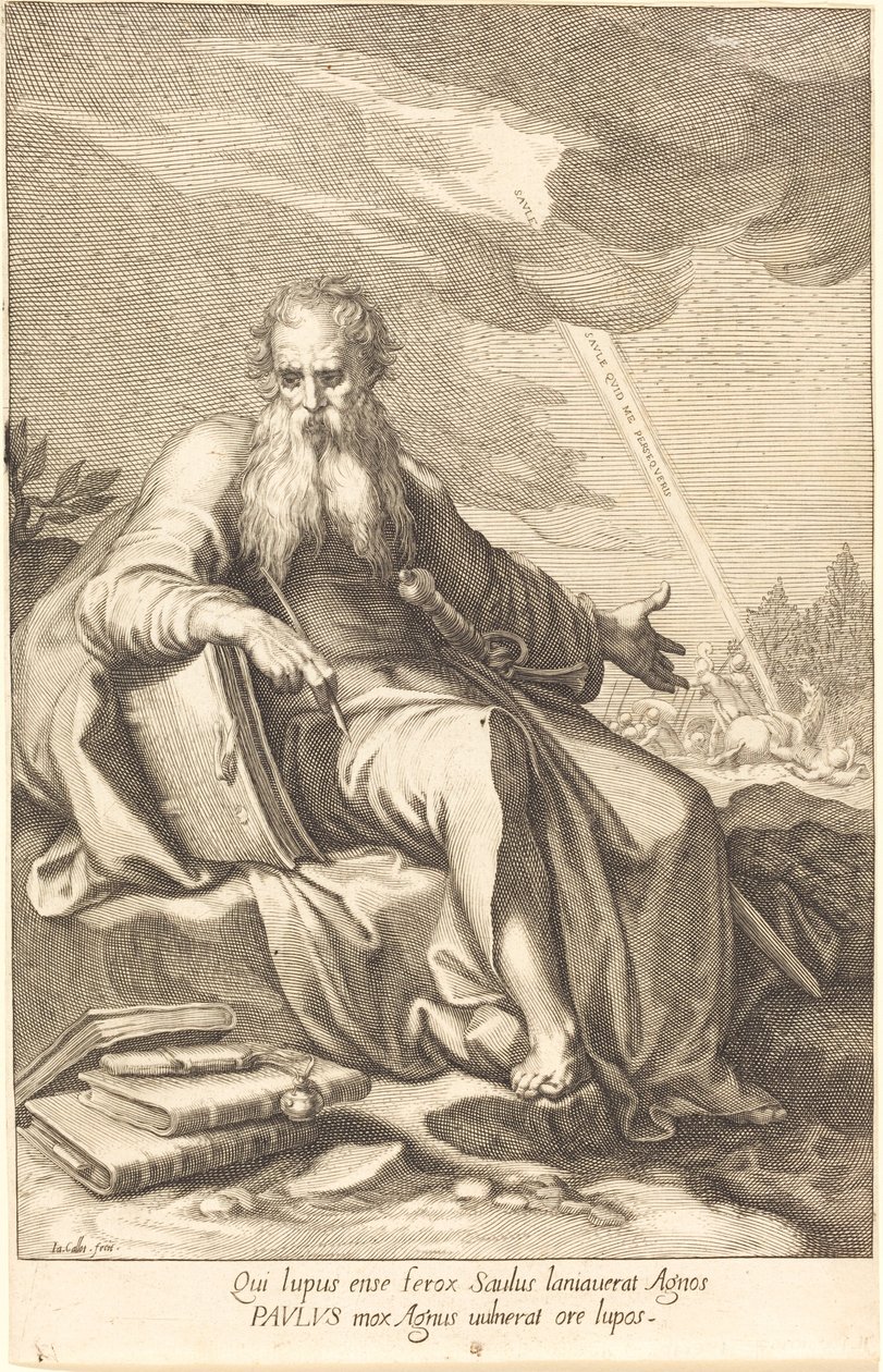 Saint Paul, Seated by Jacques Callot