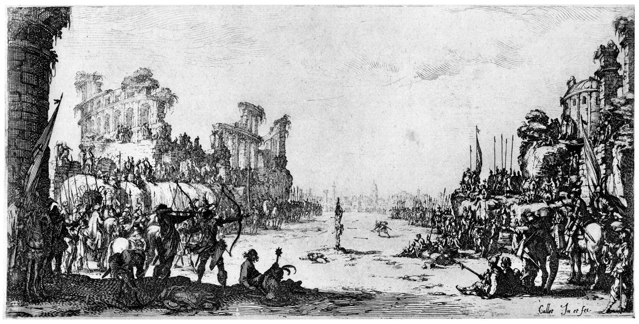St Sebastien by Jacques Callot