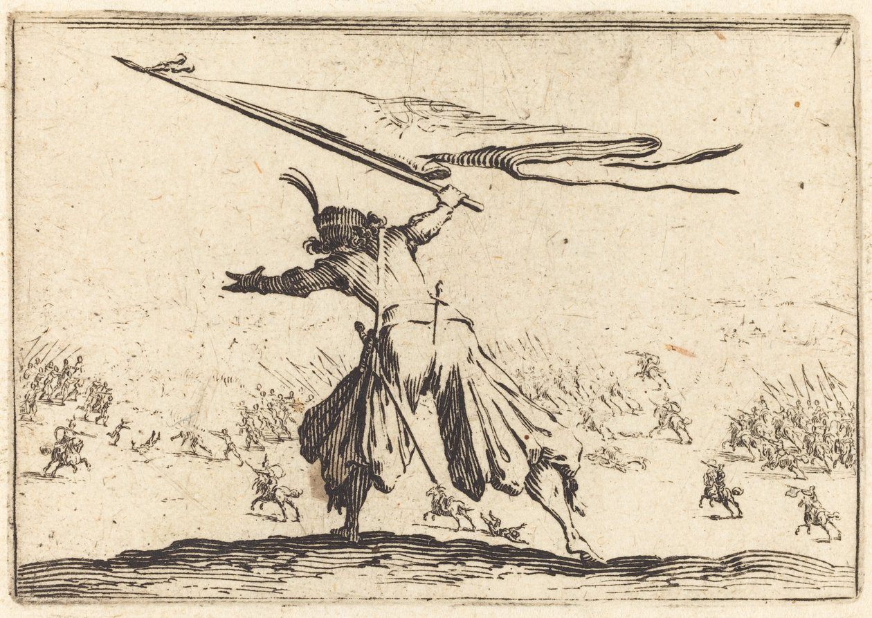 Standard Bearer by Jacques Callot