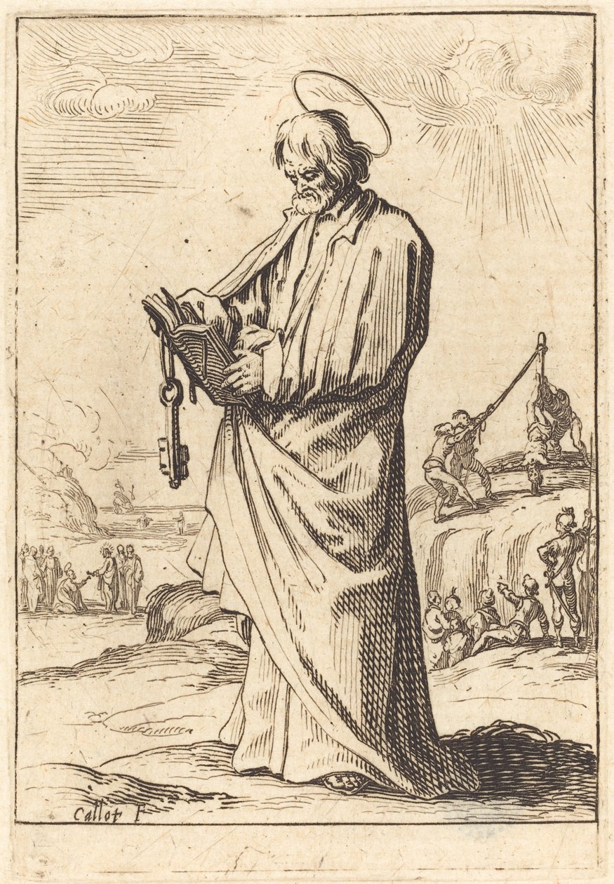The Apostle Peter by Jacques Callot
