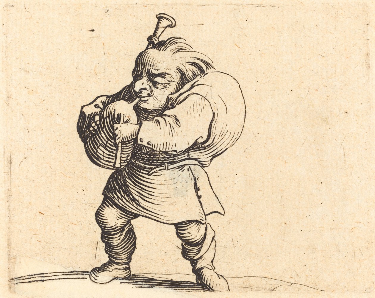 The Bagpipe Player by Jacques Callot
