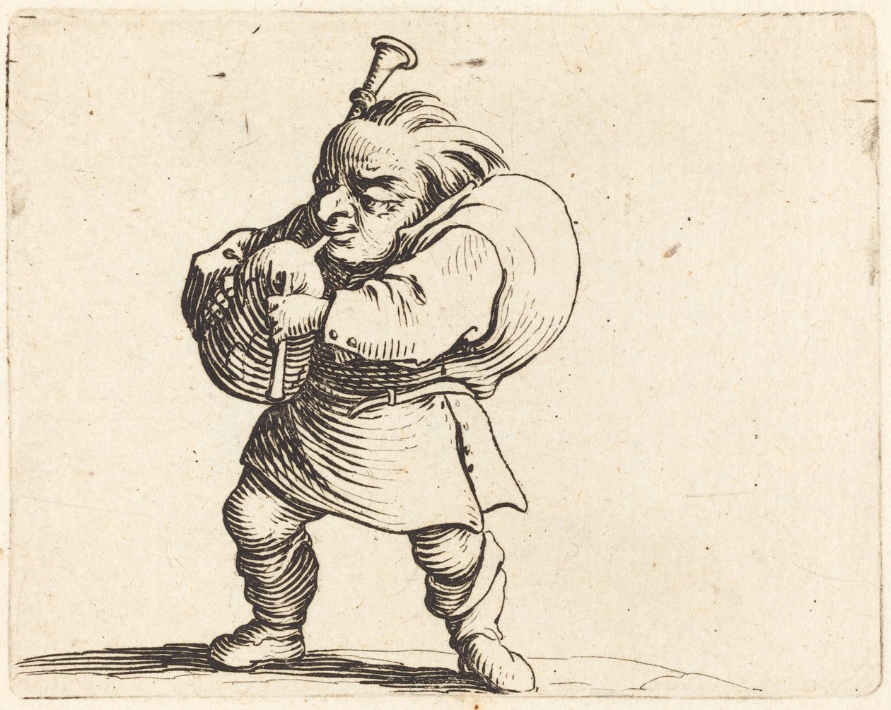 The Bagpipe Player by Jacques Callot